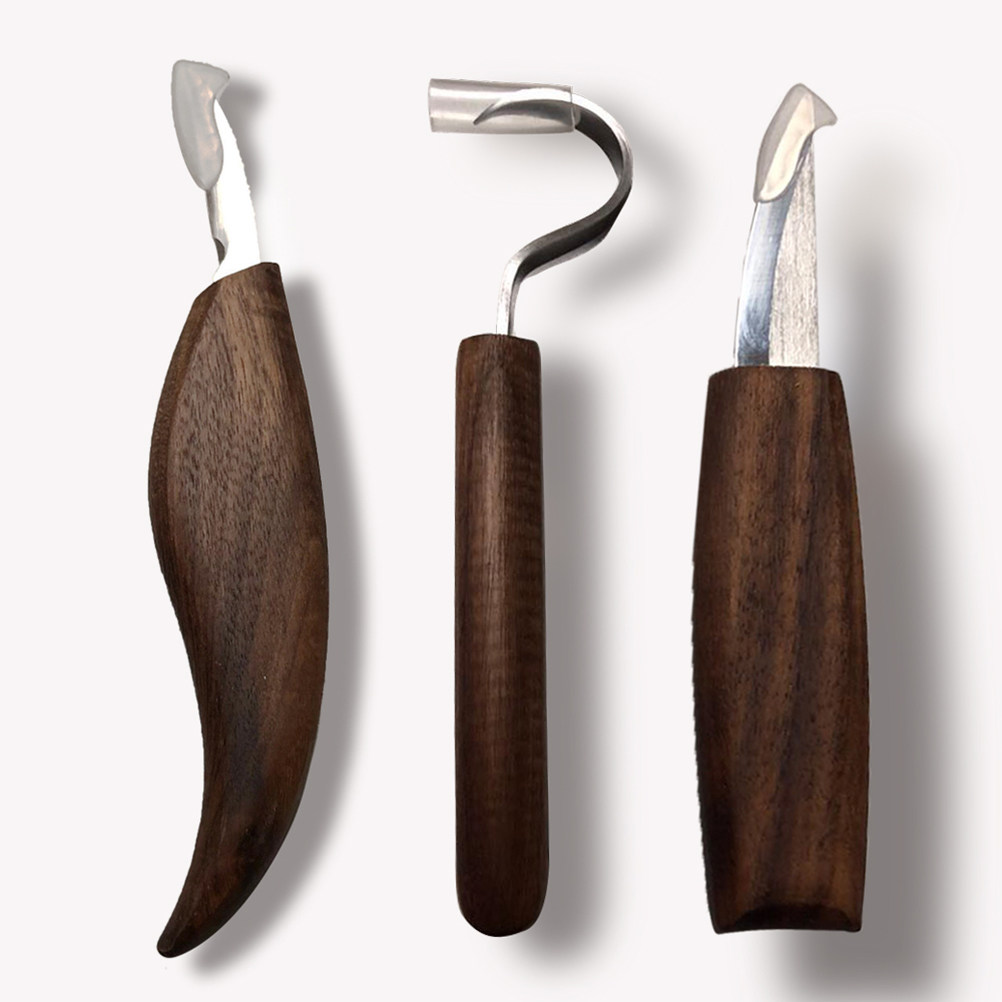 Wood Chisel Set - 5pcs Carving Knife Set Stainless Steel