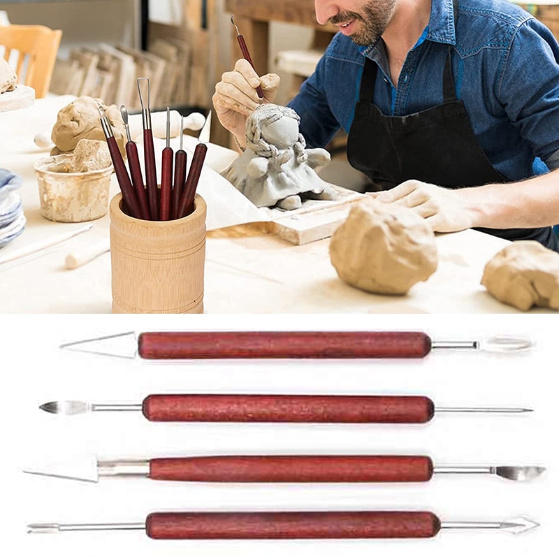Artist's 6-Piece Wooden Potter - огляд і ціна Wood Chisel Set