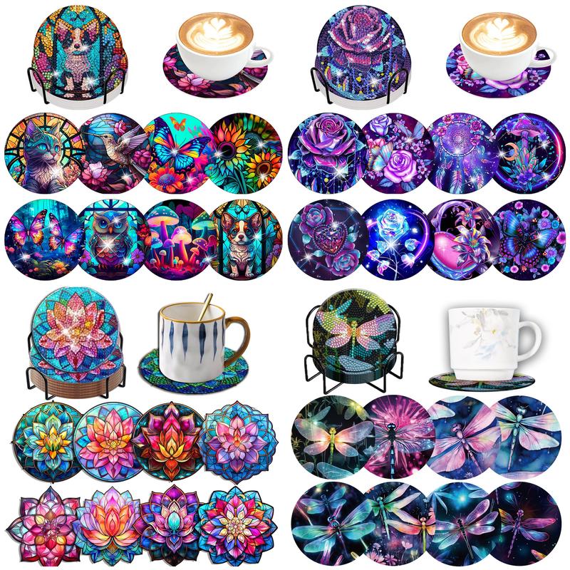 8pcs/Set DIY Diamond Painting  - огляд і ціна Woodworking Resin