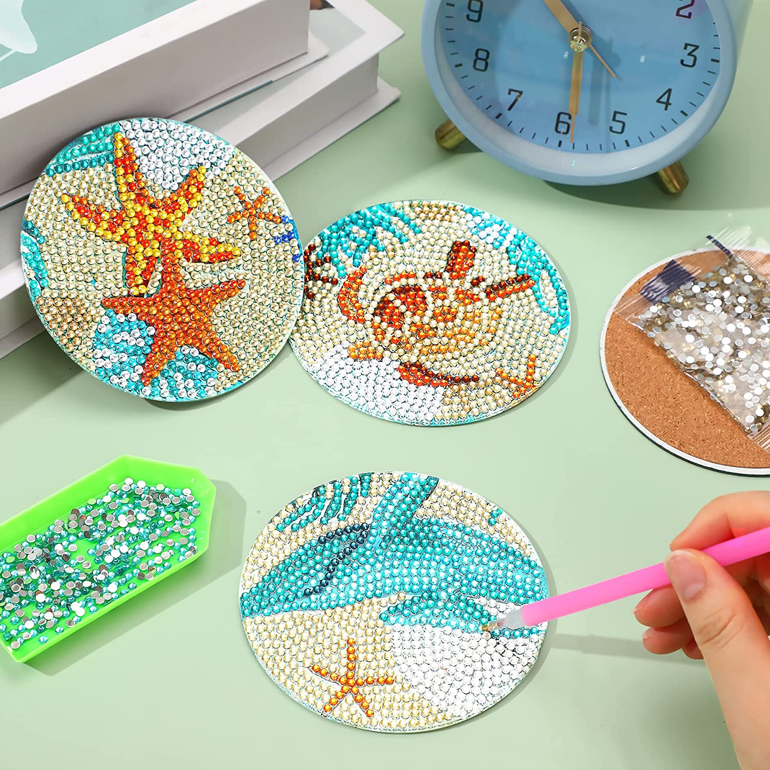 8pcs/Set DIY Diamond Painting  - огляд і ціна Woodworking Resin